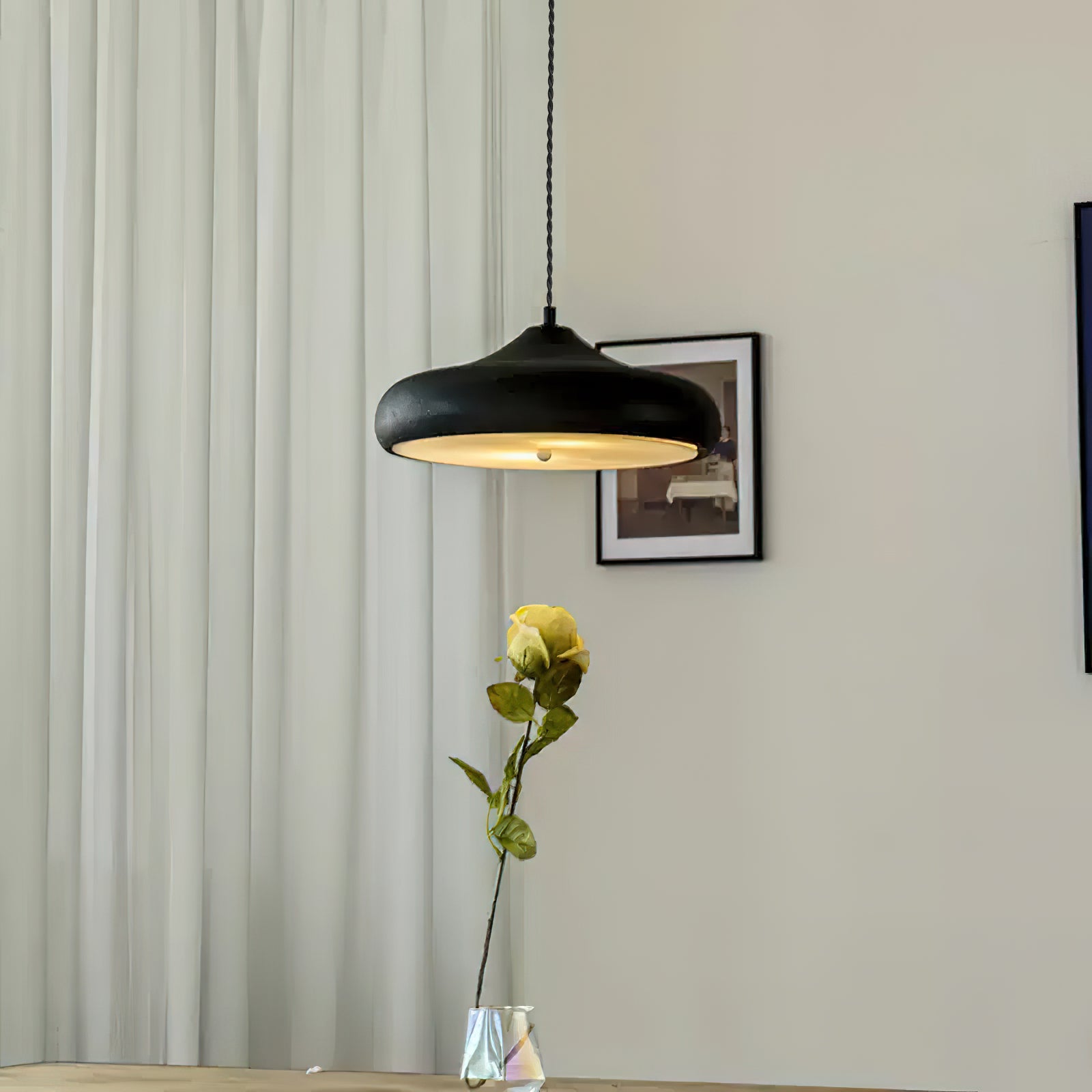 Lampa wisząca okrągła Klaen