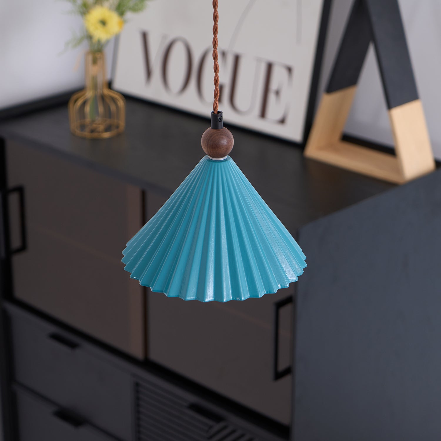 Lampa wisząca ryflowana Mirora
