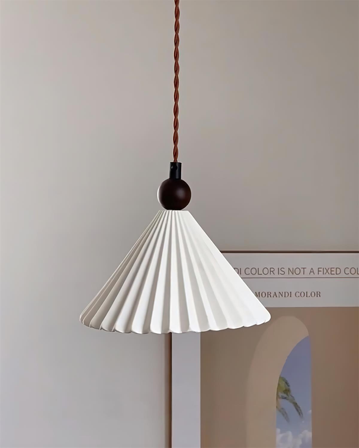Lampa wisząca ryflowana Mirora