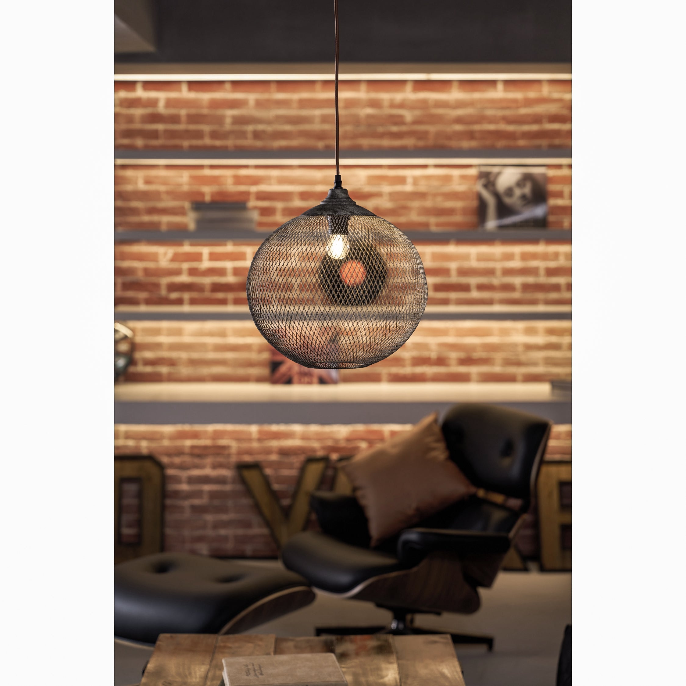 Lampa wisząca kulista Radenok