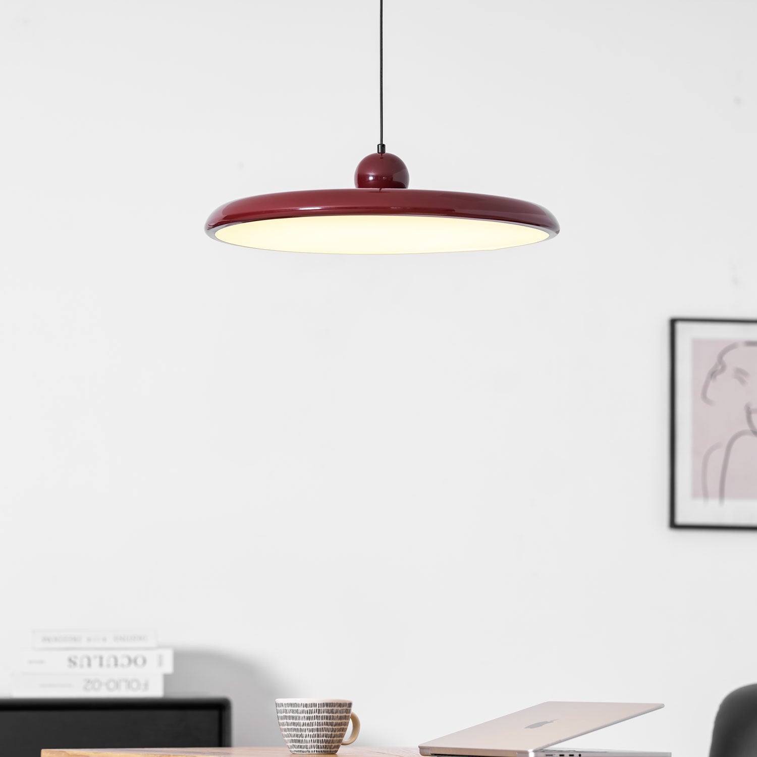 Lampa wisząca okrągła Karkoon