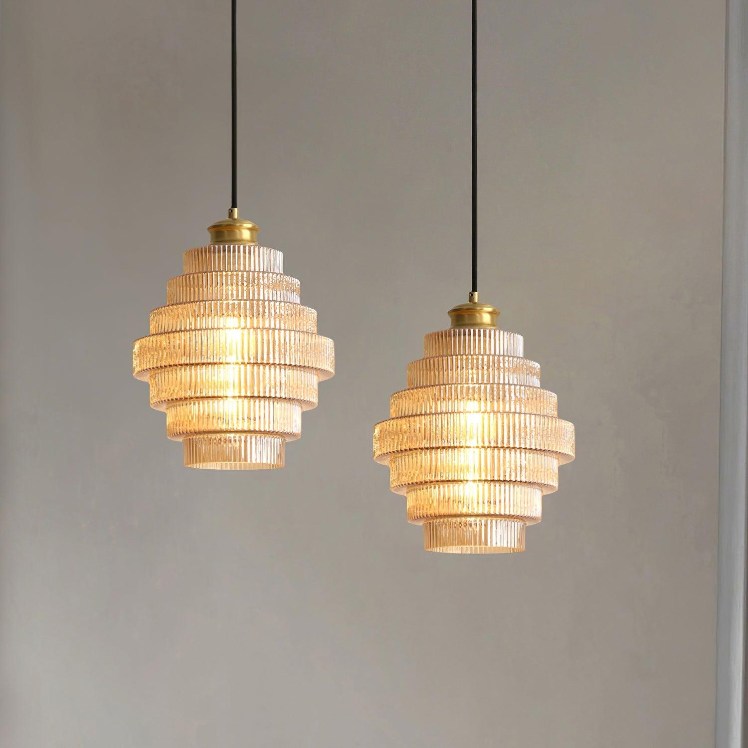 Lampa wisząca ryflowana Viken