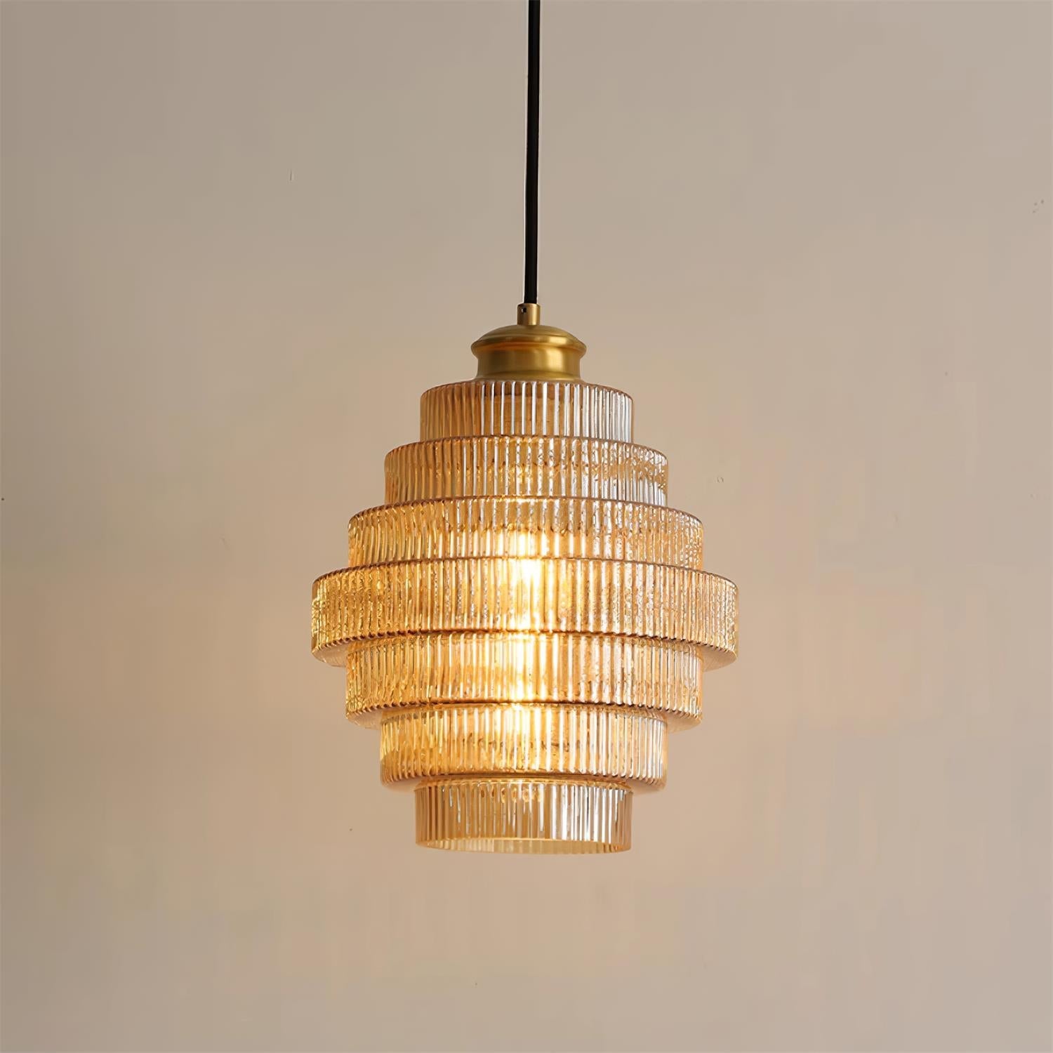 Lampa wisząca ryflowana Velva