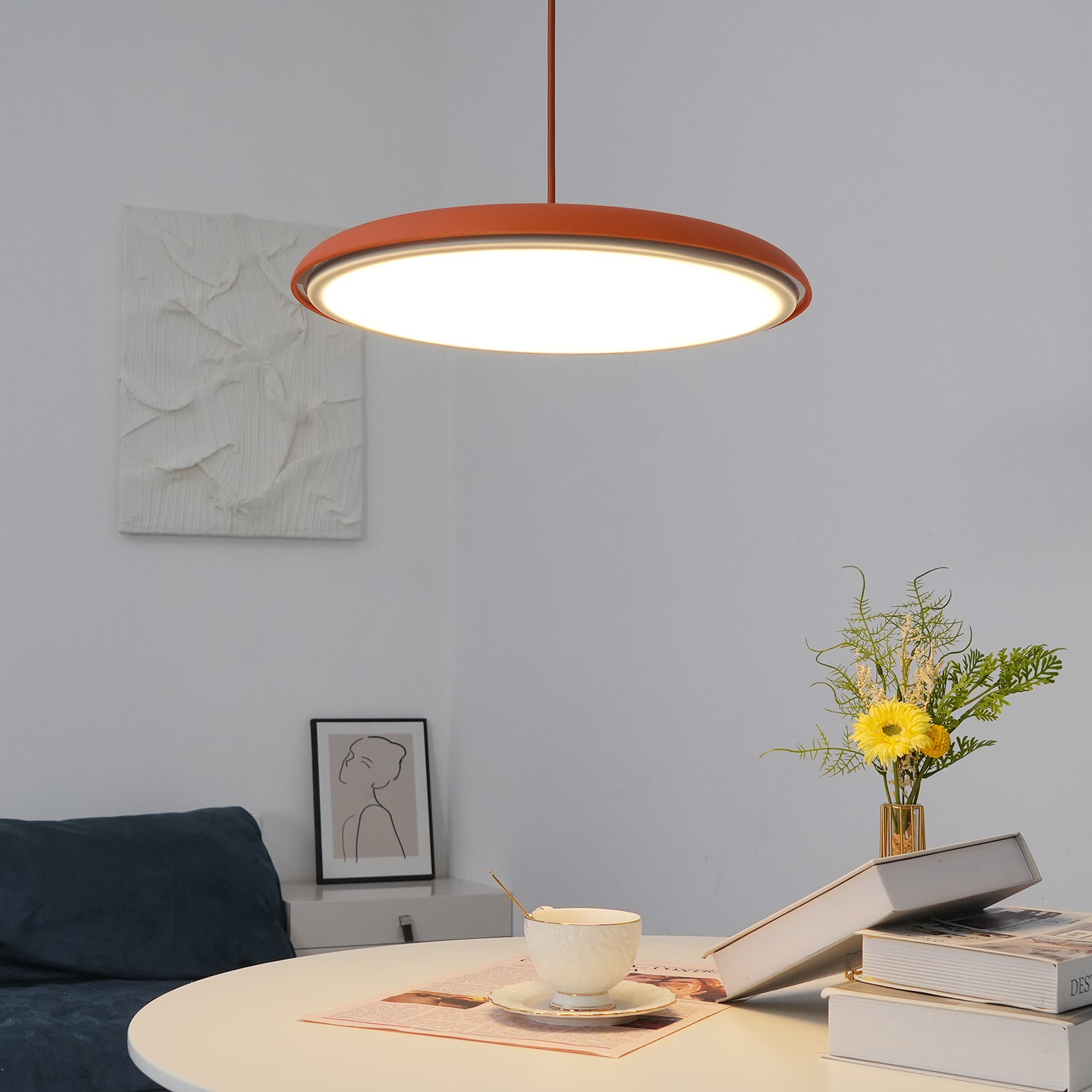 Lampa wisząca okrągła Avekek