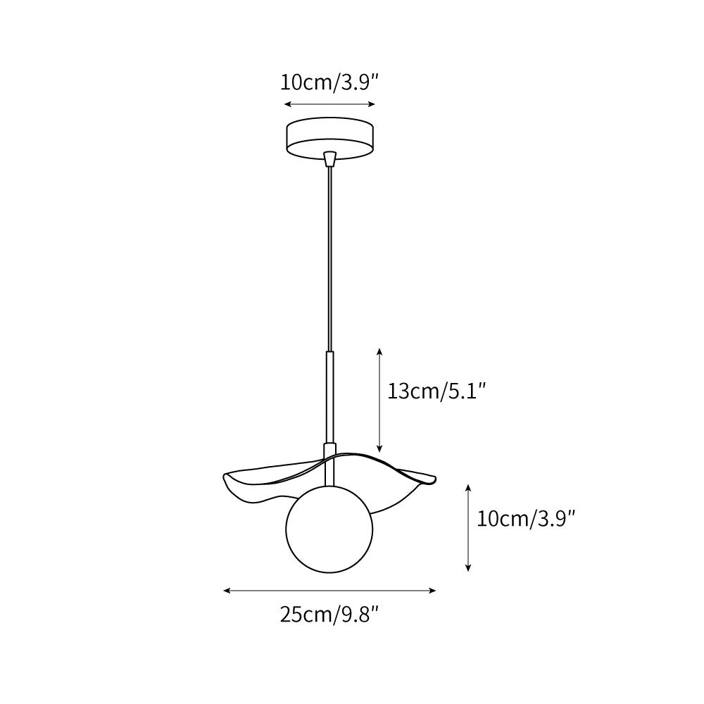 Lampa wisząca organiczna Stanroio