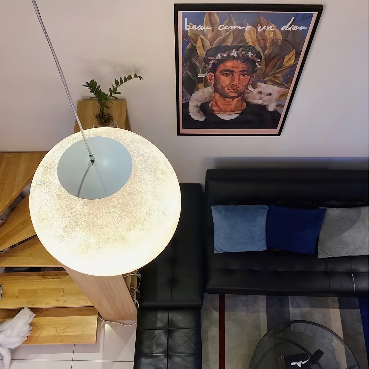 Lampa wisząca kula Galek