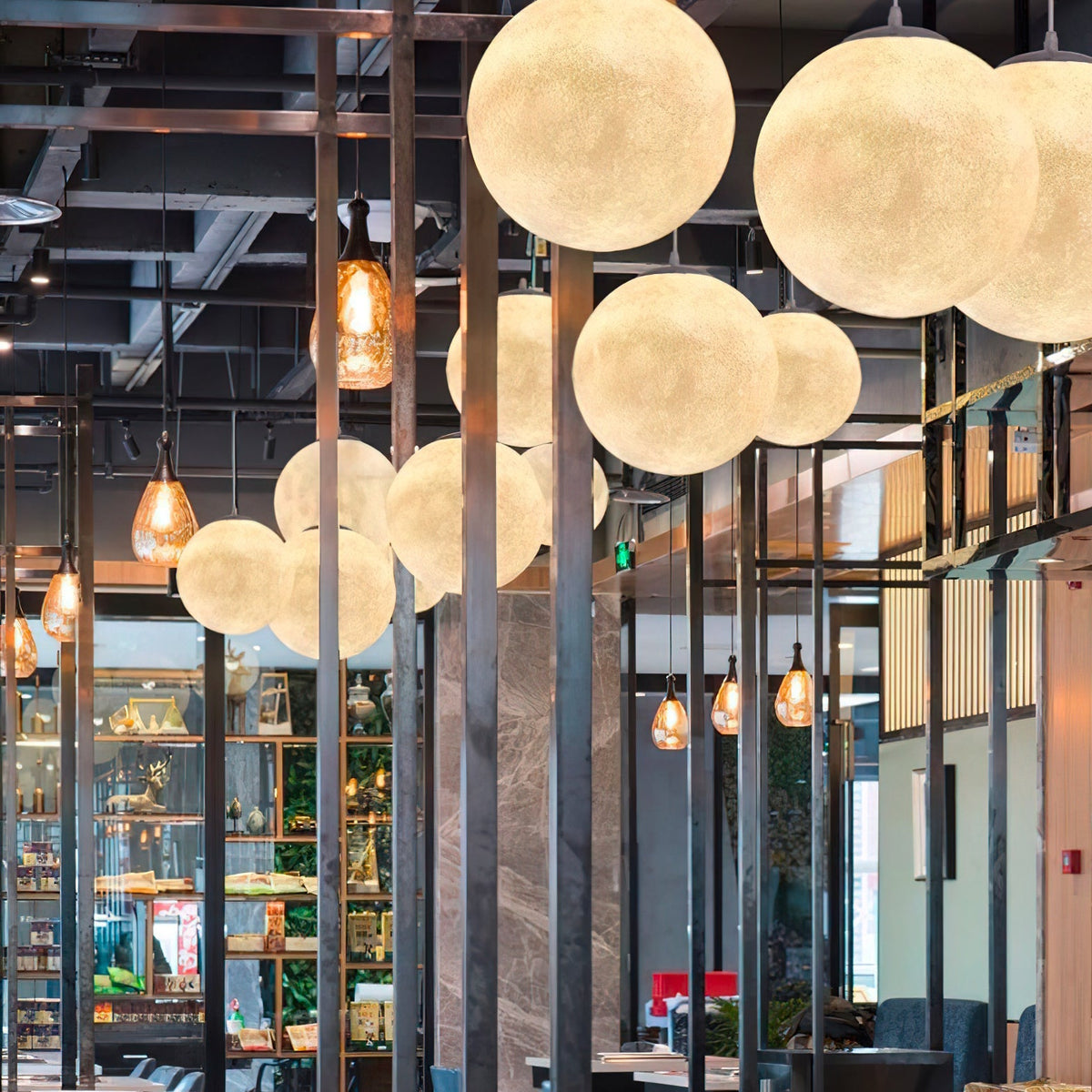 Lampa wisząca kula Galek