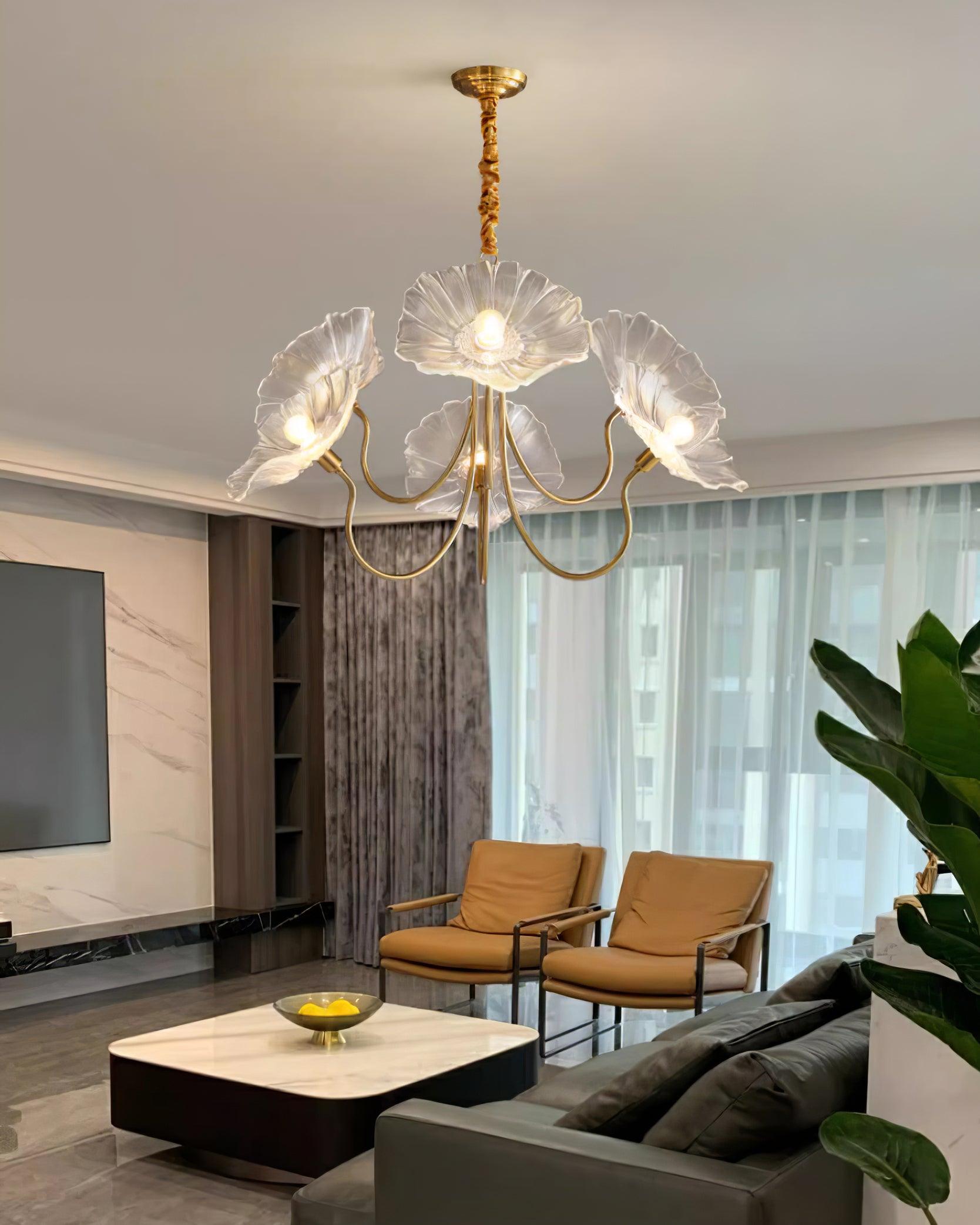 Żyrandol kwiatowy Wollo