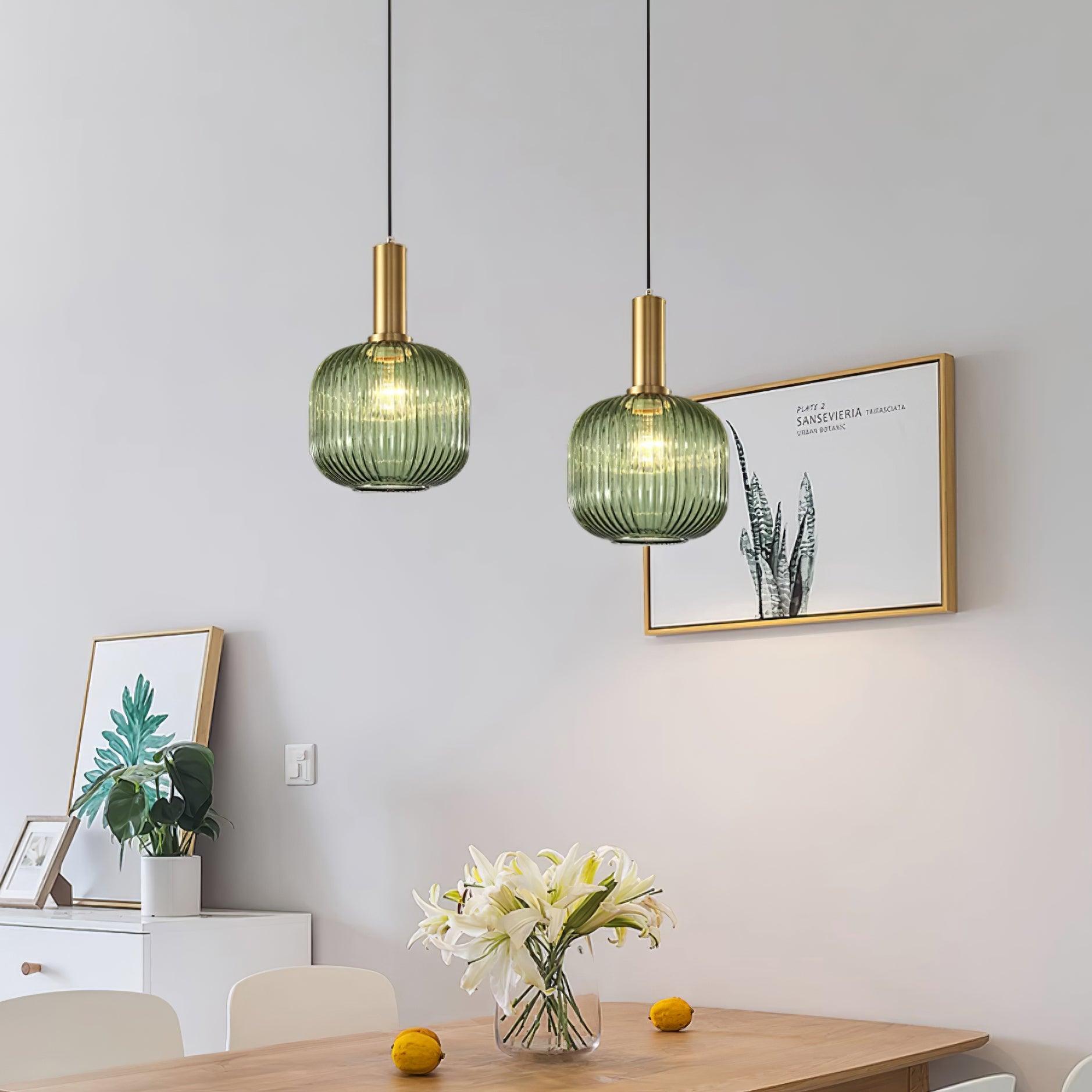 Lampa wisząca ryflowana Elma
