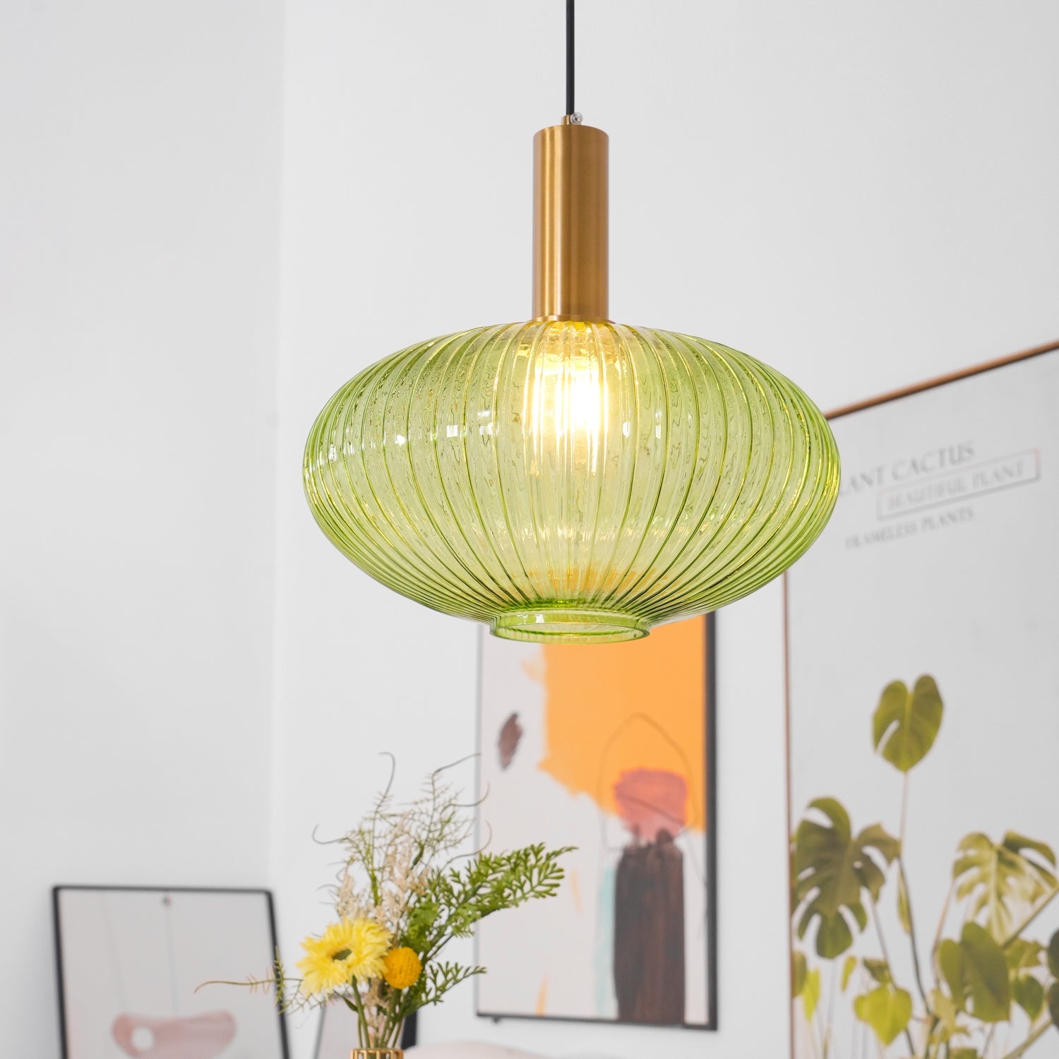 Lampa wisząca ryflowana Elma