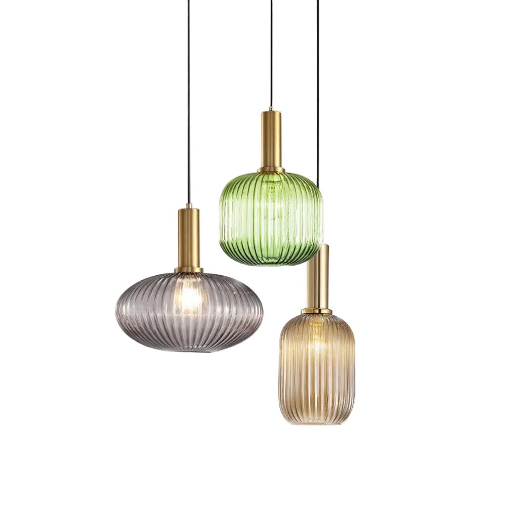 Lampa wisząca ryflowana Elma