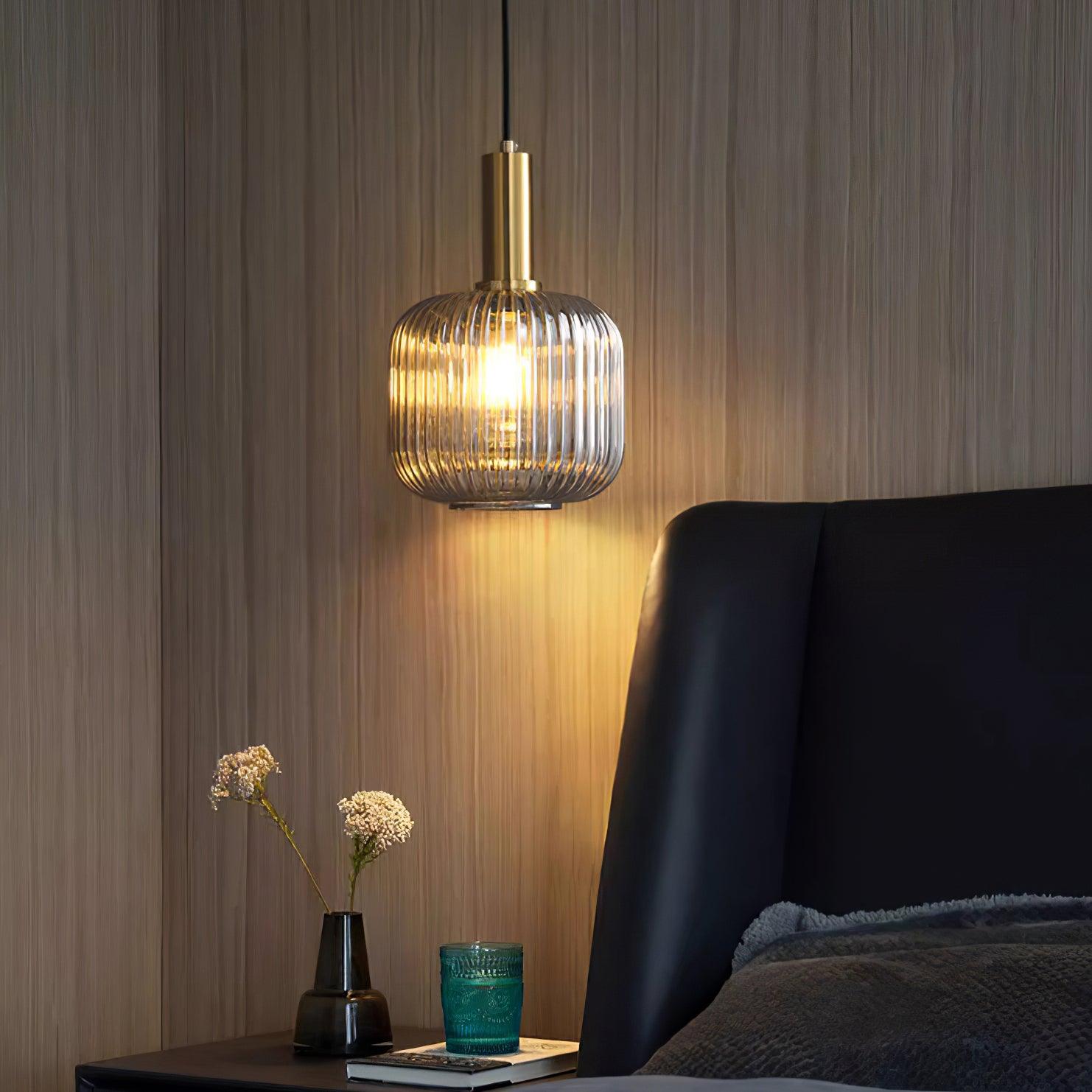 Lampa wisząca ryflowana Elma