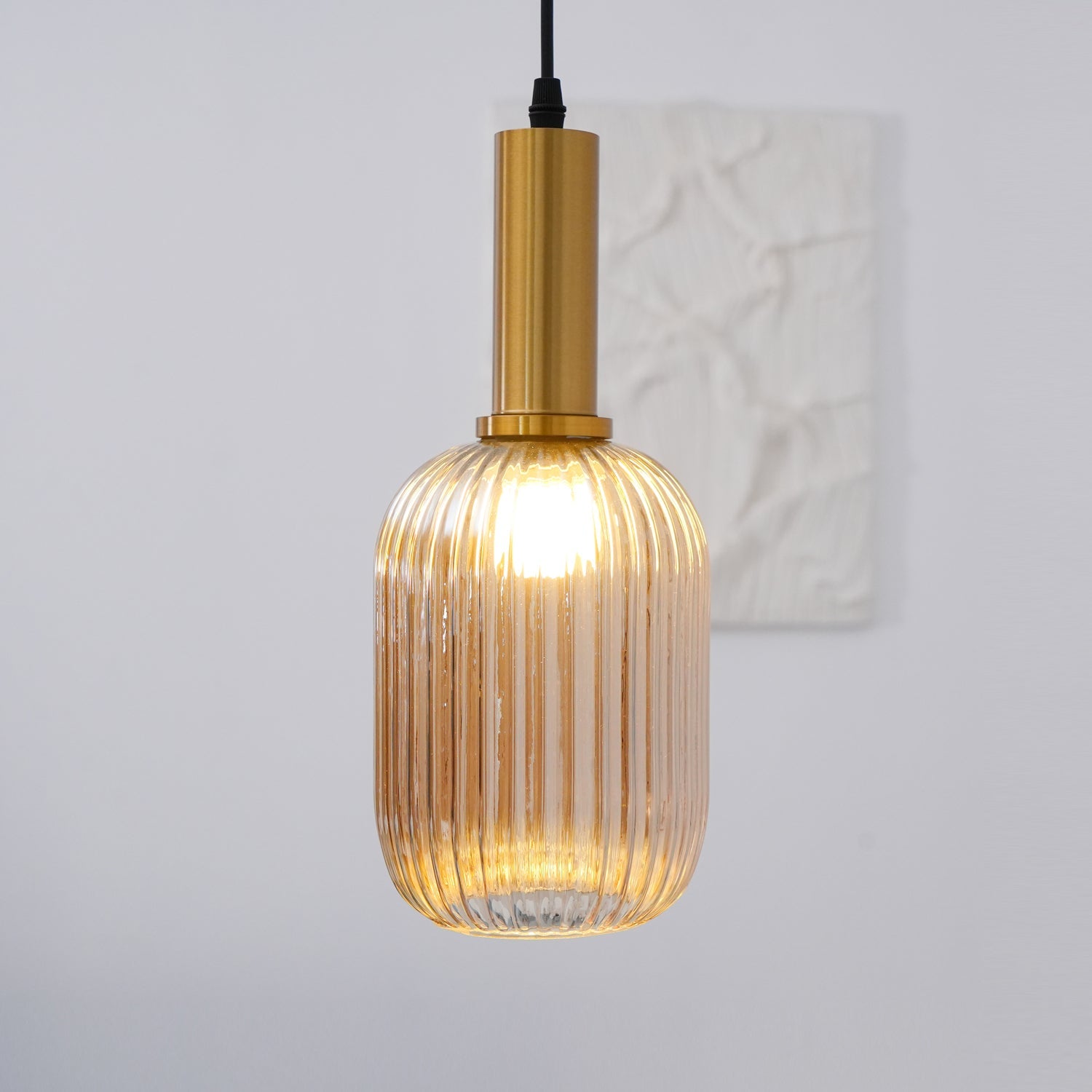 Lampa wisząca ryflowana Elma