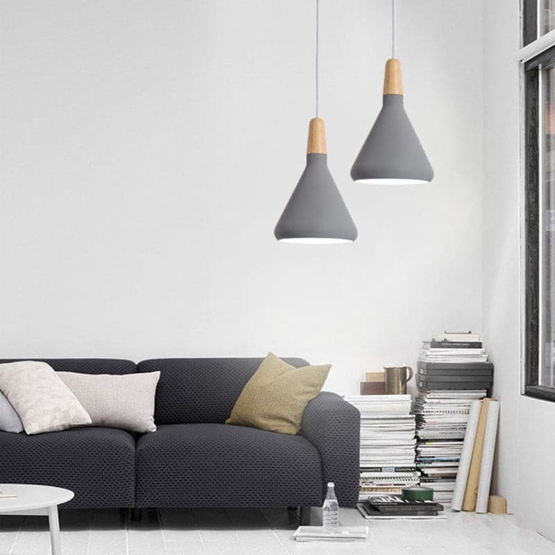 Lampa wisząca stożkowa Janena