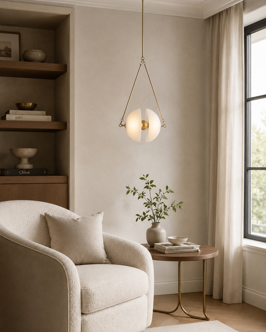 Lampa wisząca rzeźbiarska Klao