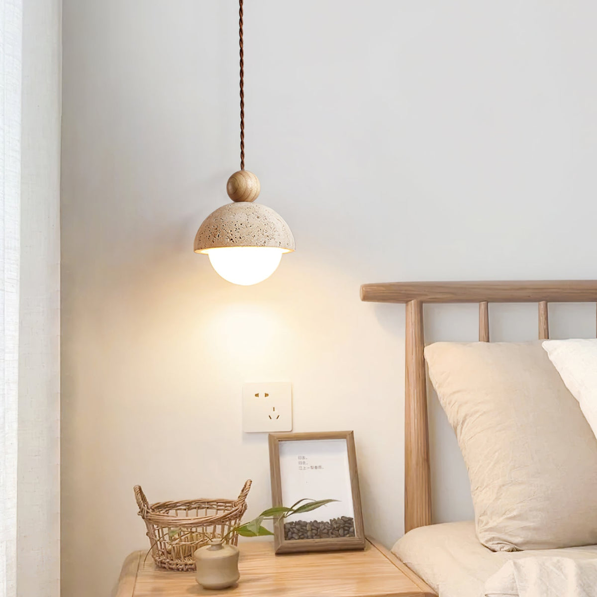 Lampa wisząca kulista Alonek