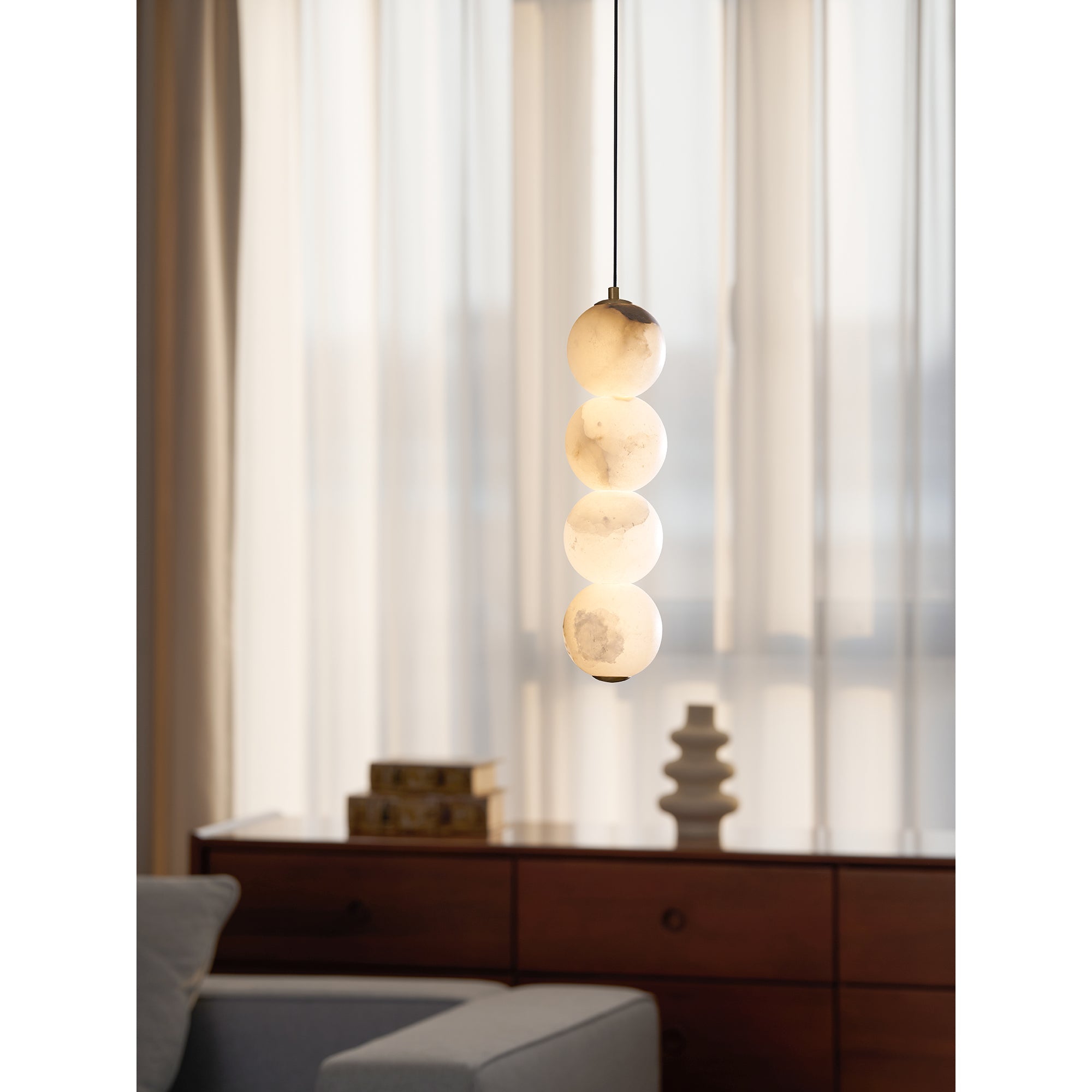 Lampa wisząca kulista Rotorski