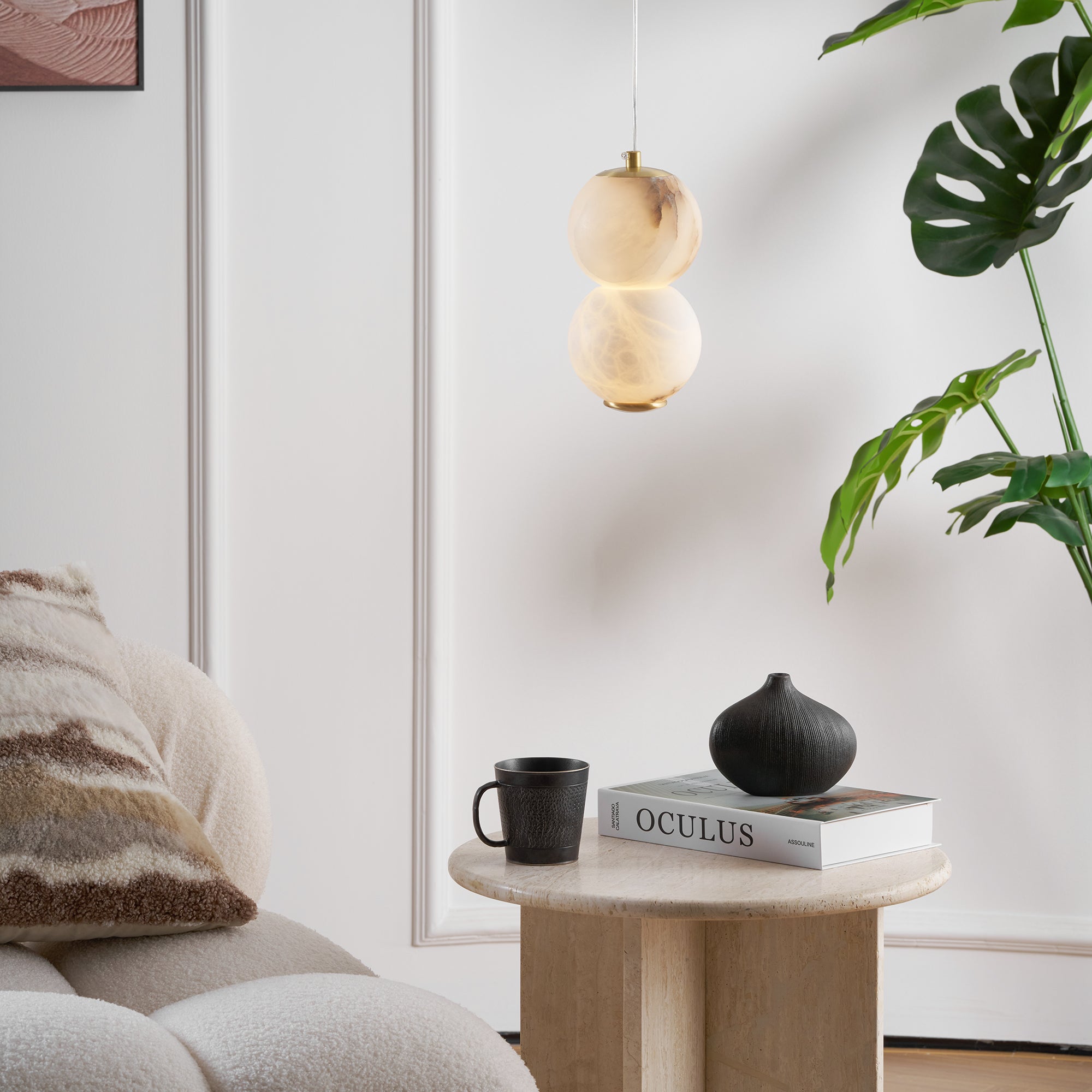Lampa wisząca kulista Rotorski