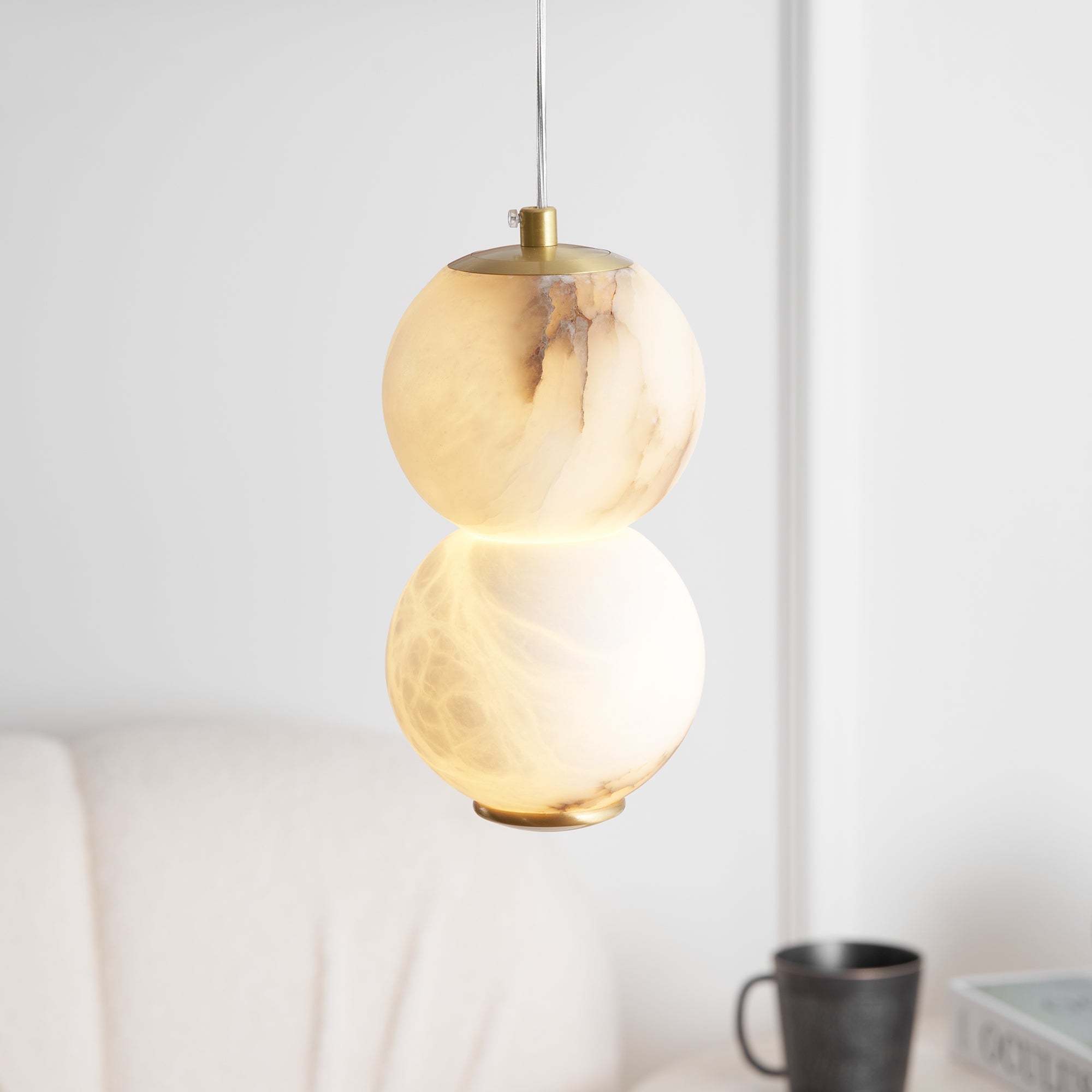 Lampa wisząca kulista Rotorski