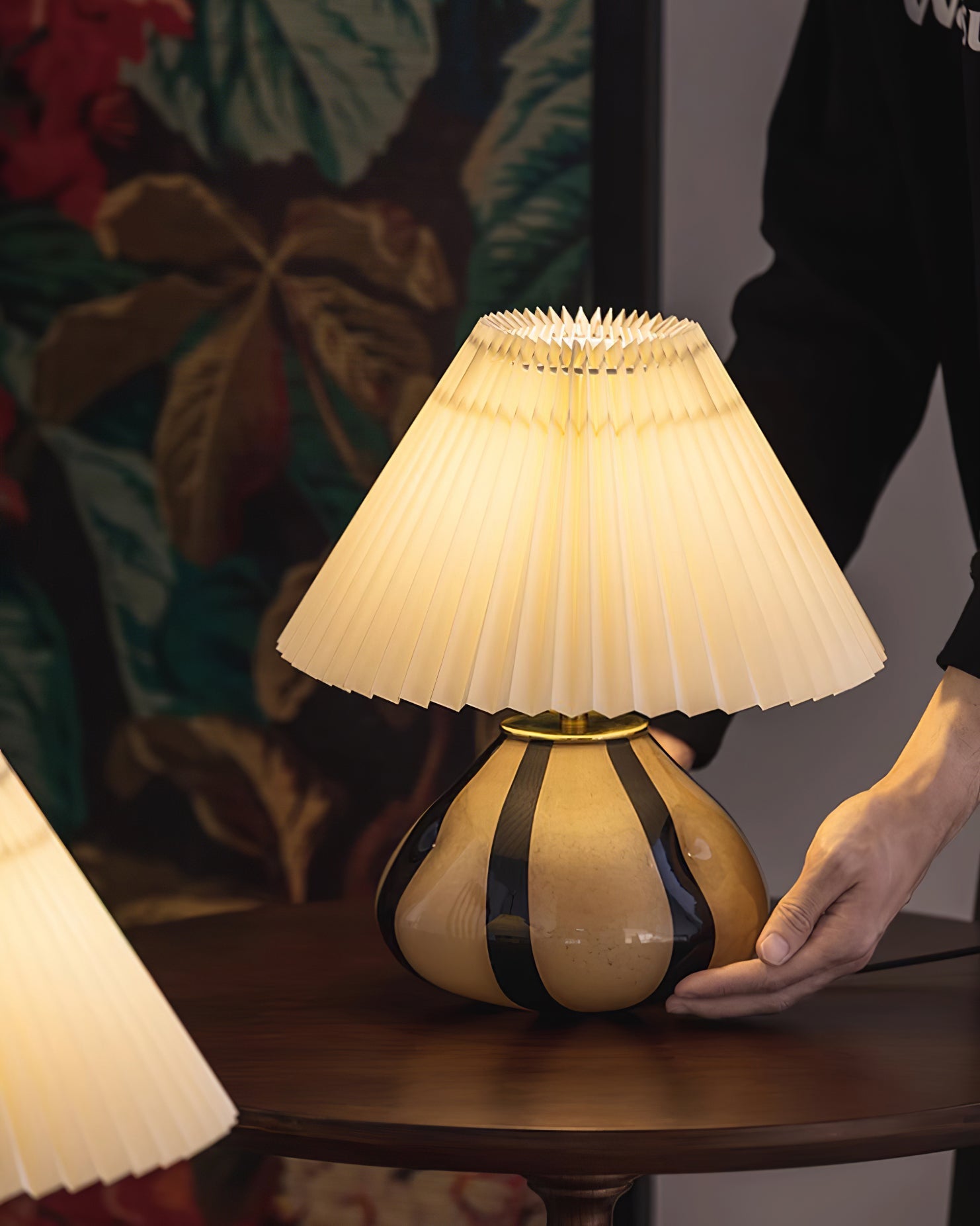 Lampa stołowa plisowana Corelev