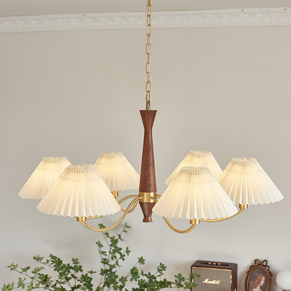 Pleated Chandelier – detail 17