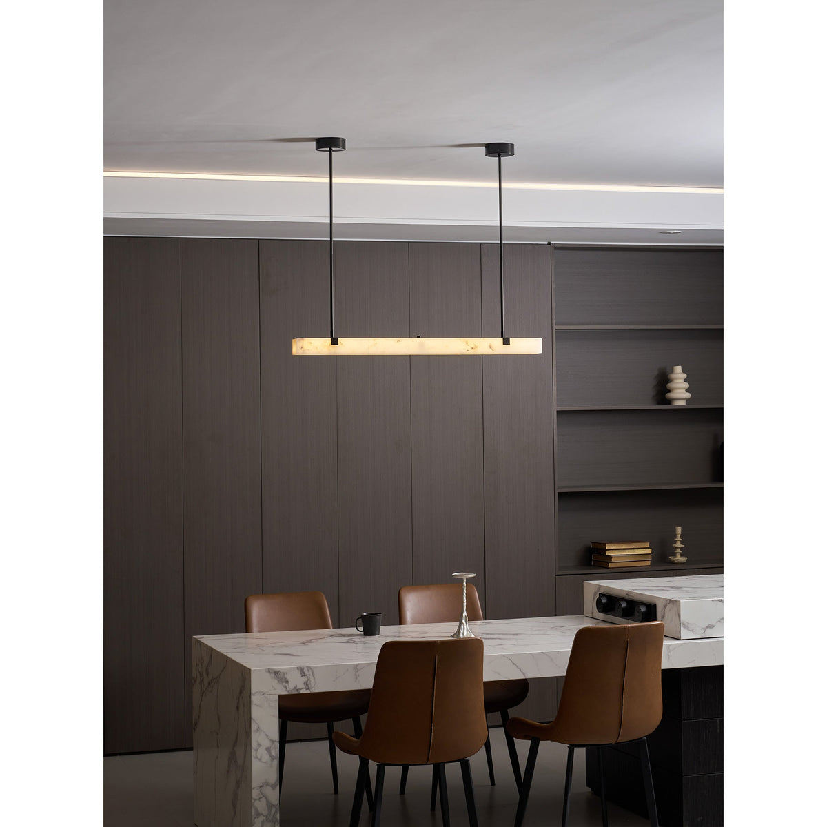 Żyrandol liniowy Borva