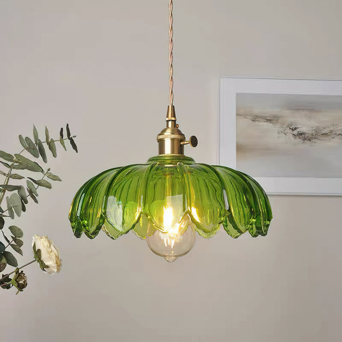 Lampa wisząca retro Branka