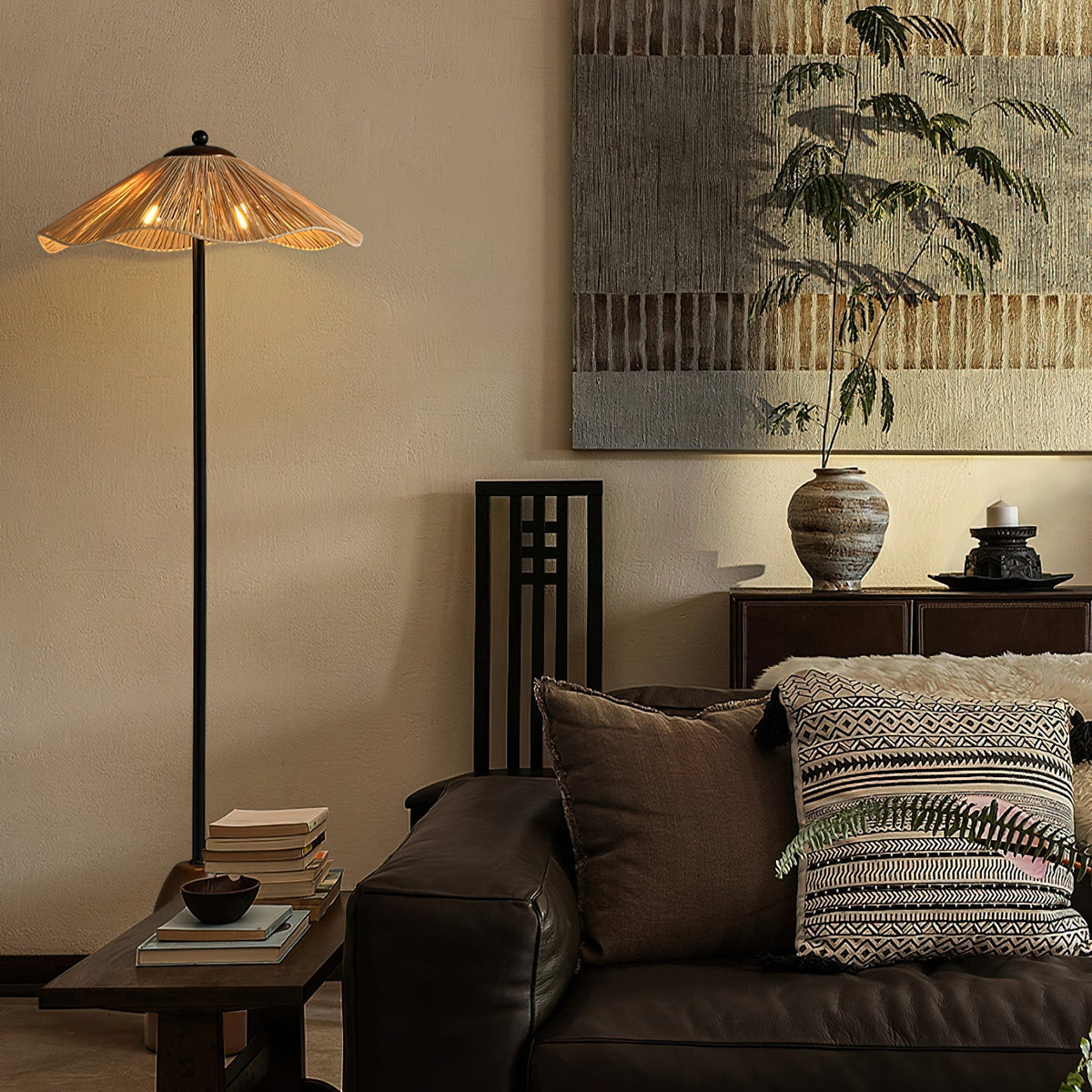 Lampa podłogowa retro Galrek