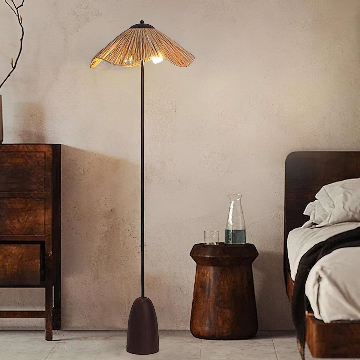 Lampa podłogowa retro Galrek