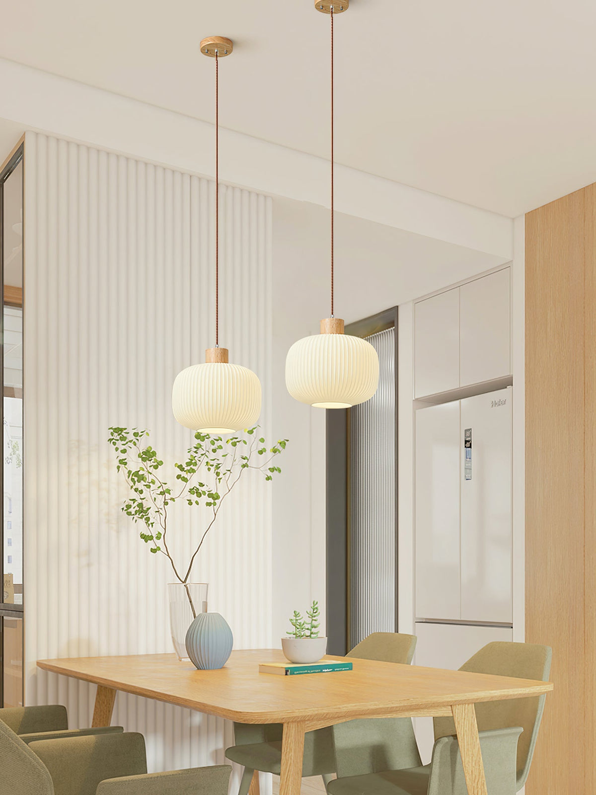 Lampa wisząca ryflowana Lesorro