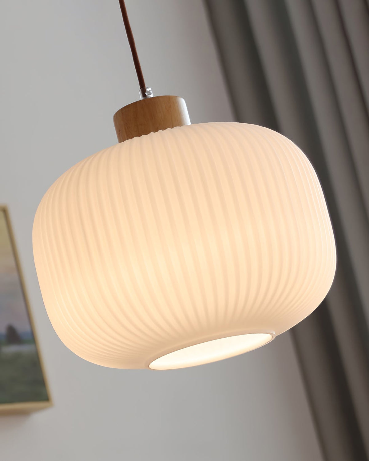 Lampa wisząca ryflowana Lesorro