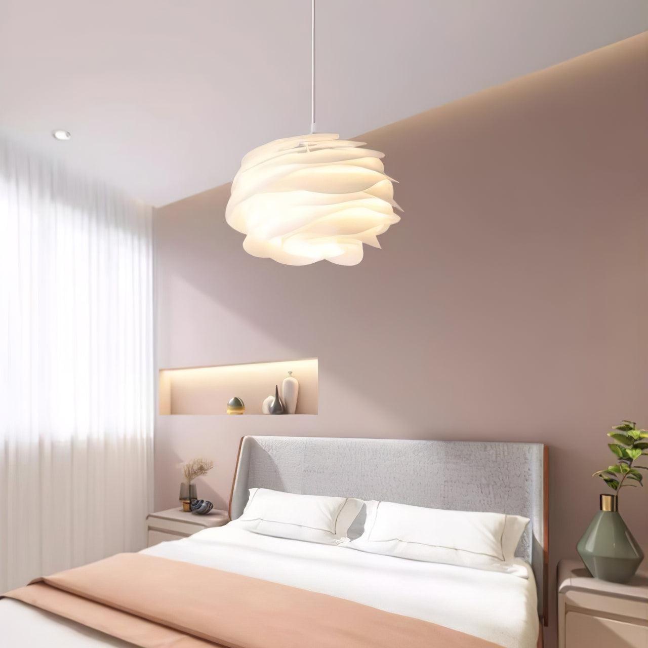 Lampa wisząca kwiatowa Kornrik
