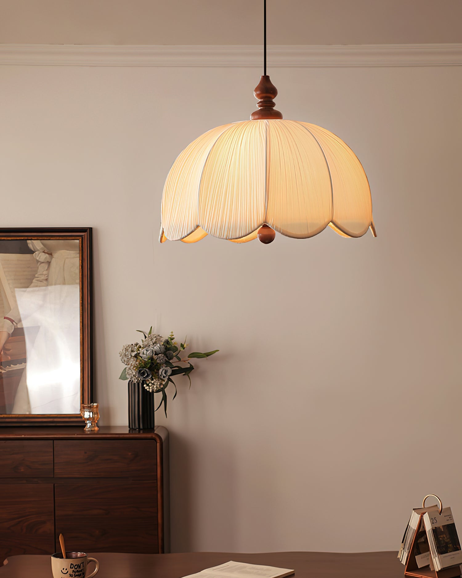 Lampa wisząca plisowana Alla