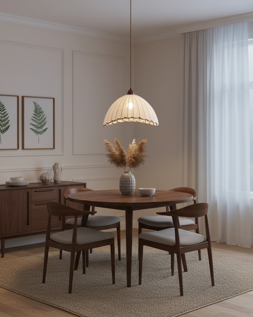 Lampa wisząca ryflowana Emno