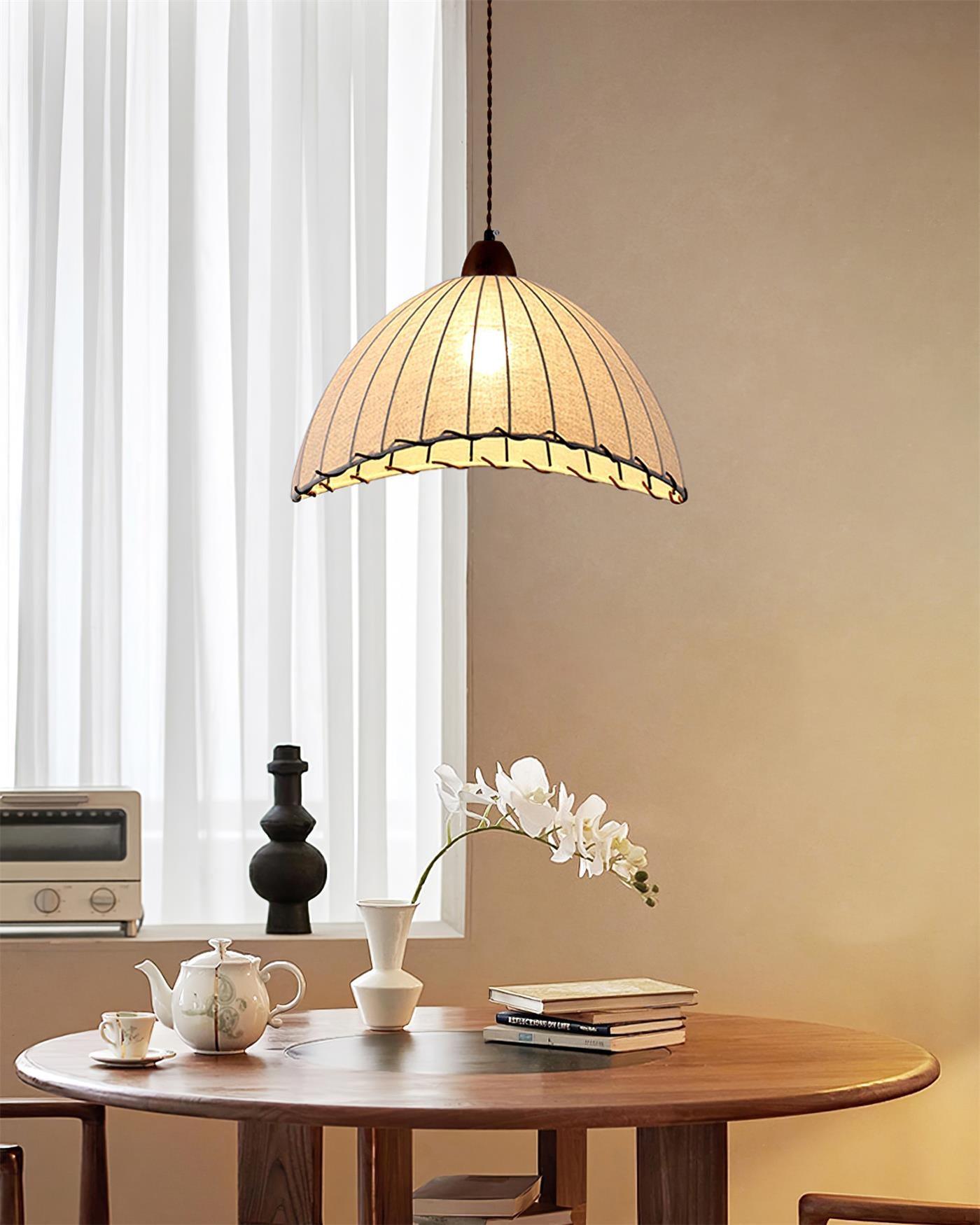 Lampa wisząca ryflowana Emno