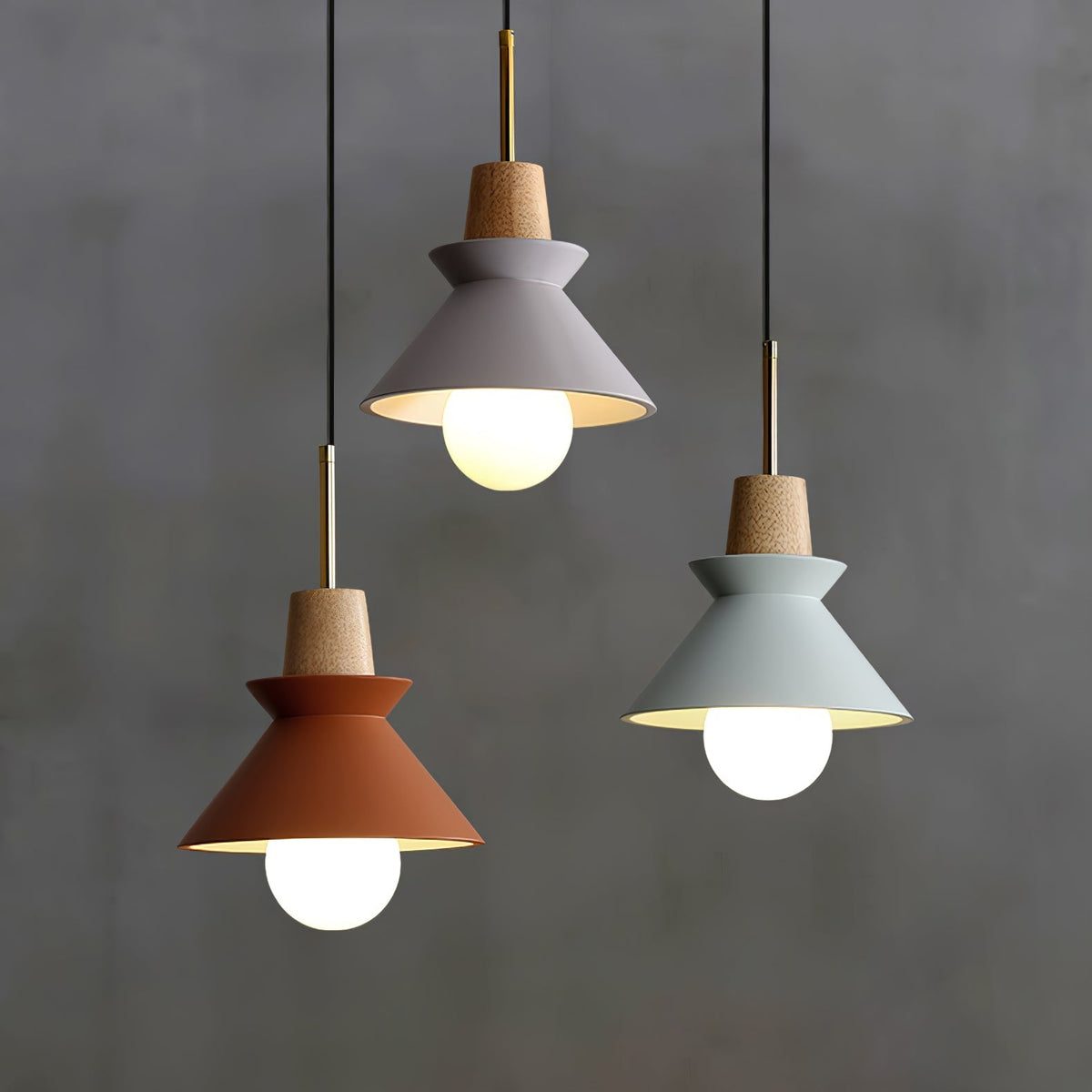Lampa wisząca stożkowa Radeko