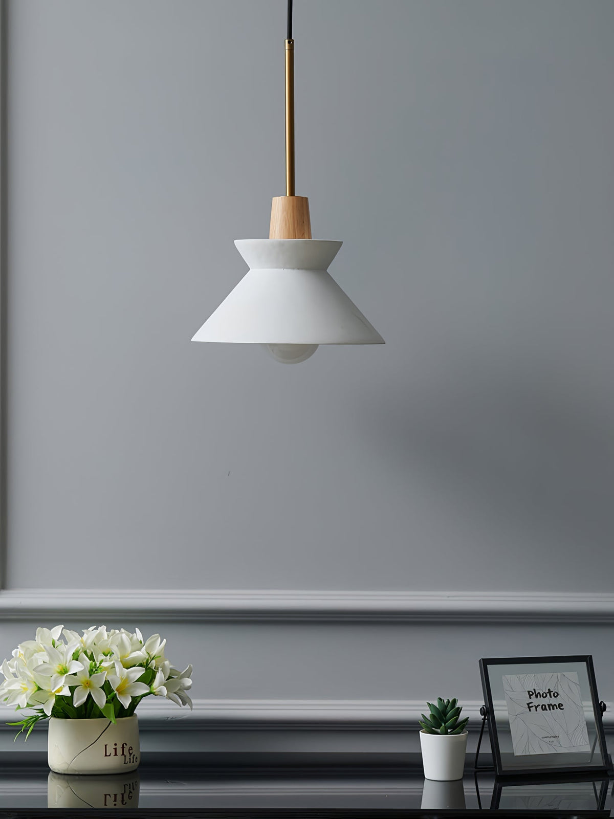Lampa wisząca stożkowa Radeko