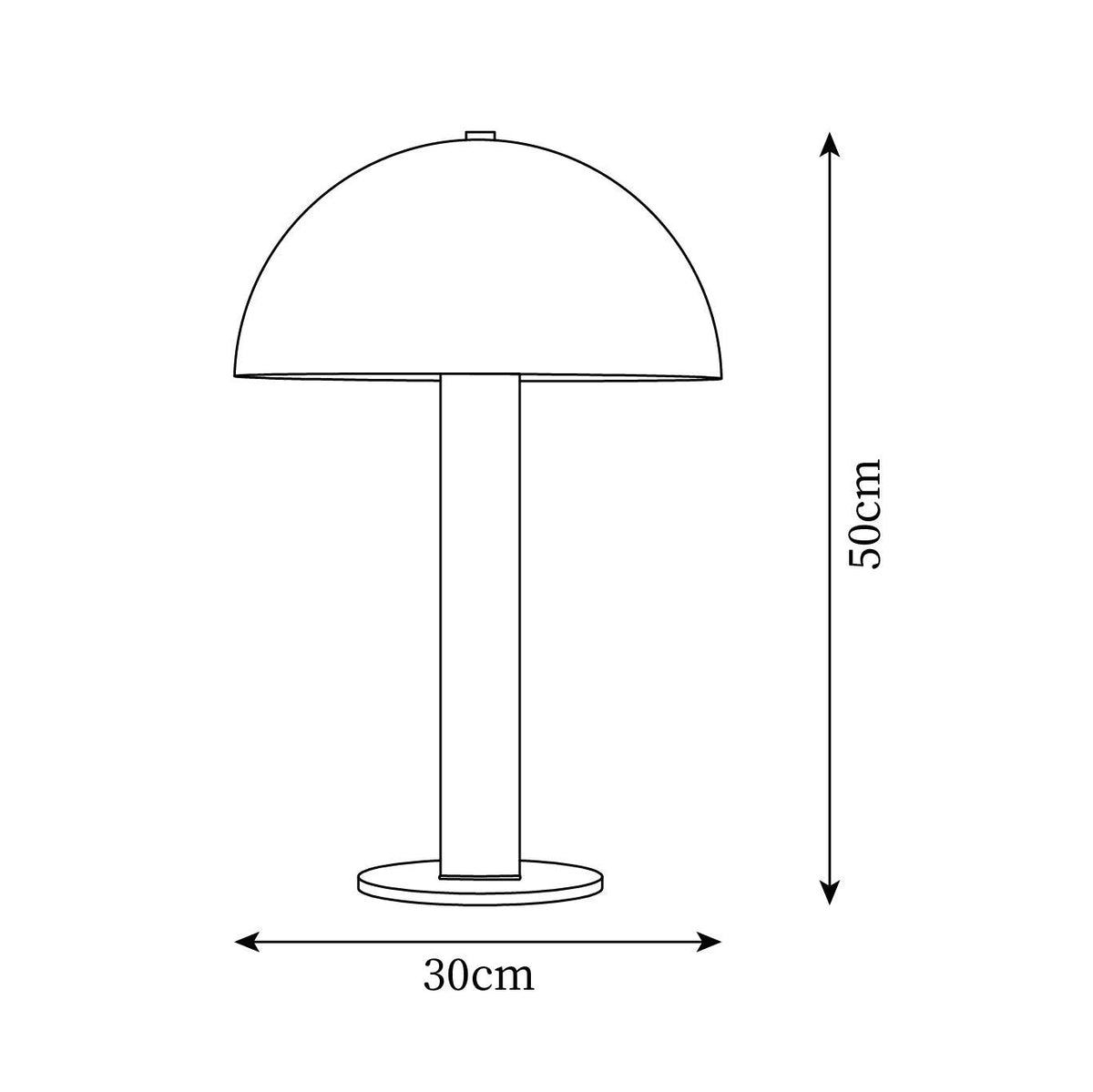 Lampa stołowa grzybkowa Barina