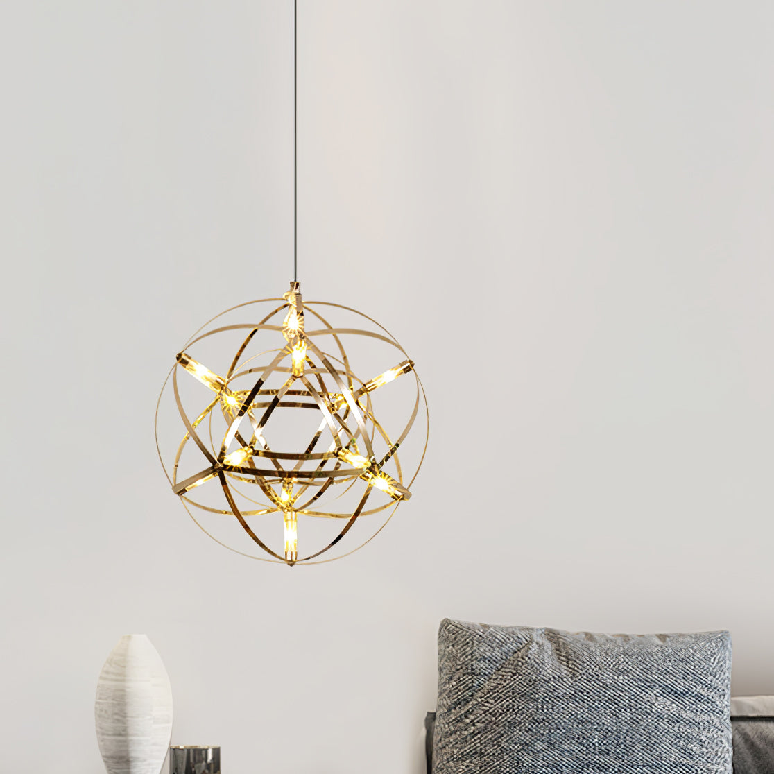 Lampa wisząca kula Hanna
