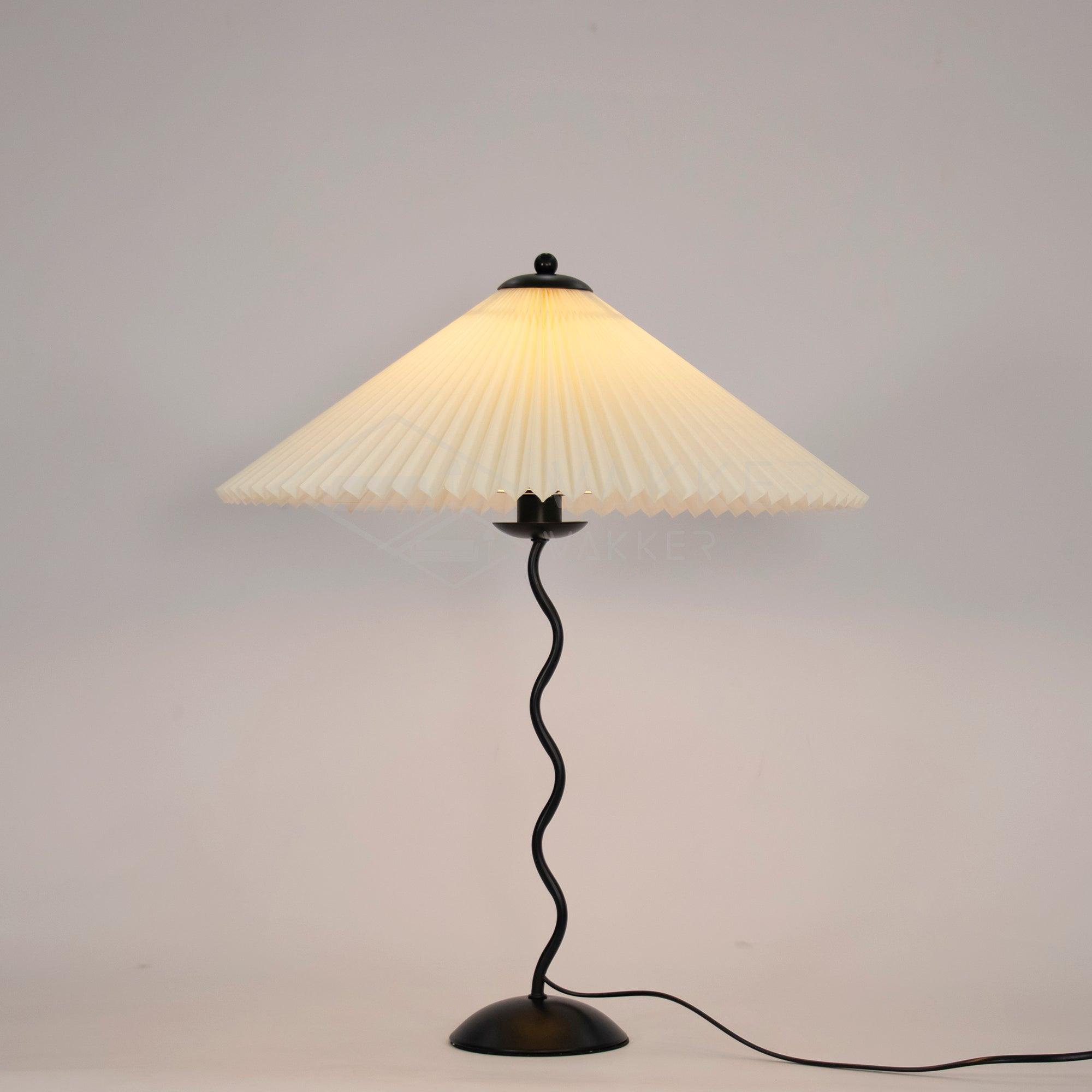 Lampa stołowa falista Rokow