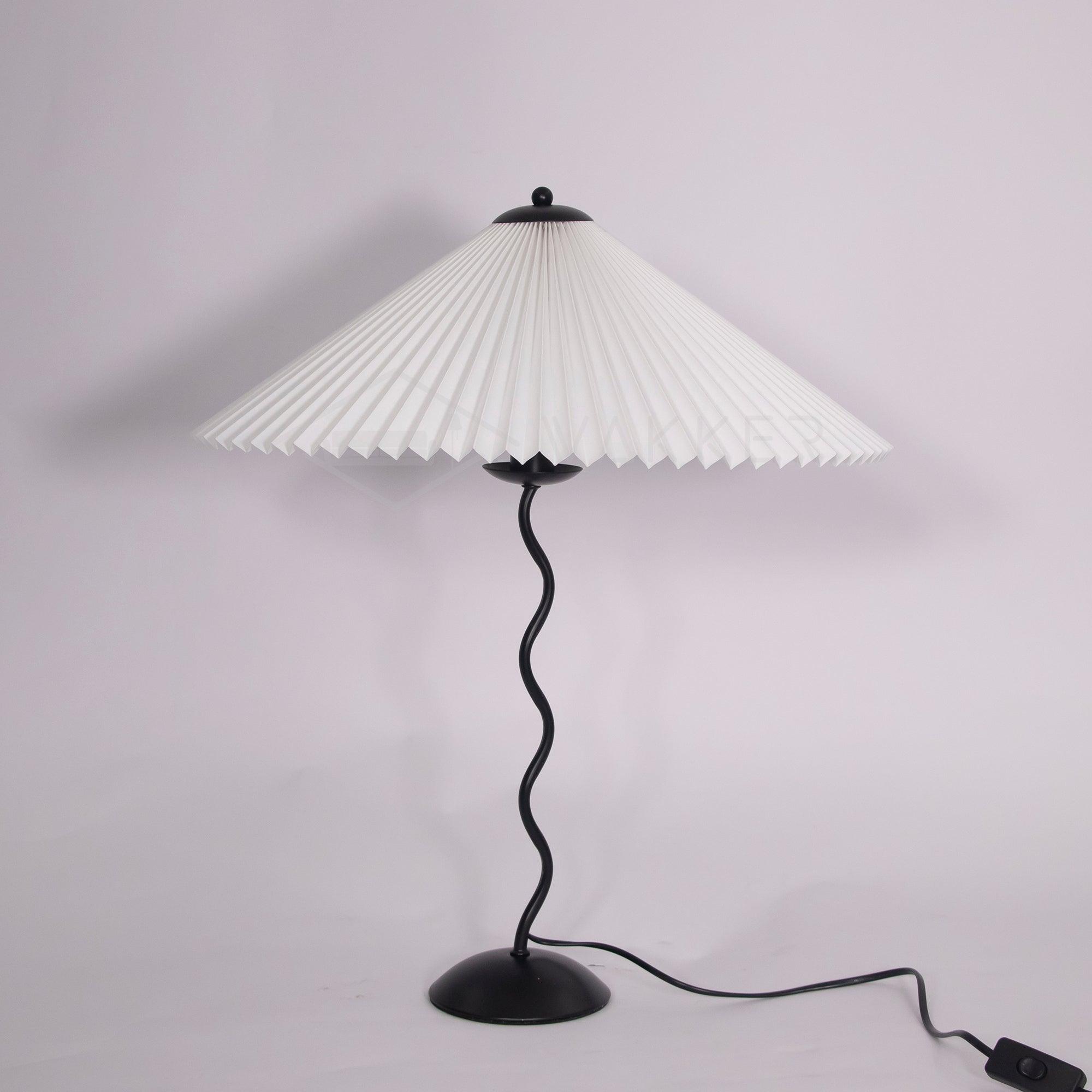 Lampa stołowa falista Rokow
