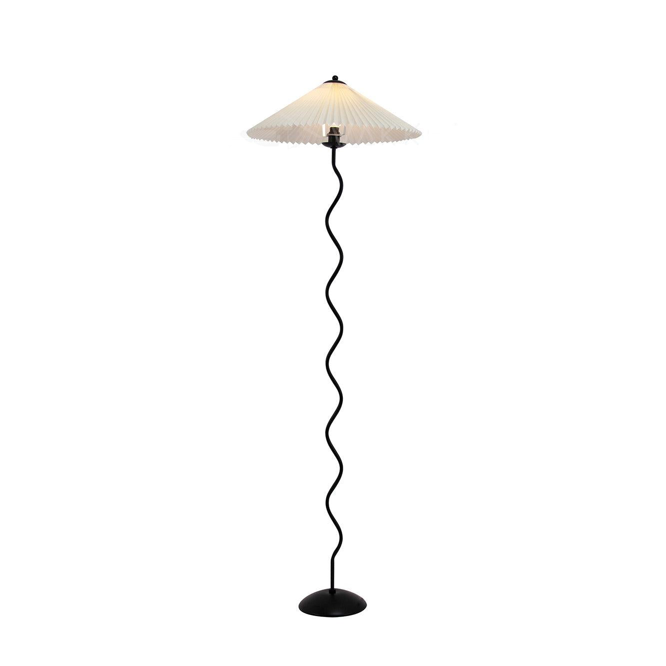 Lampa podłogowa falista Zelko