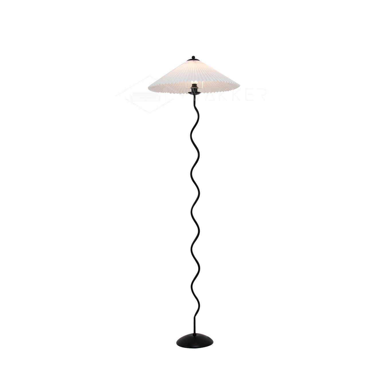 Lampa podłogowa falista Zelko