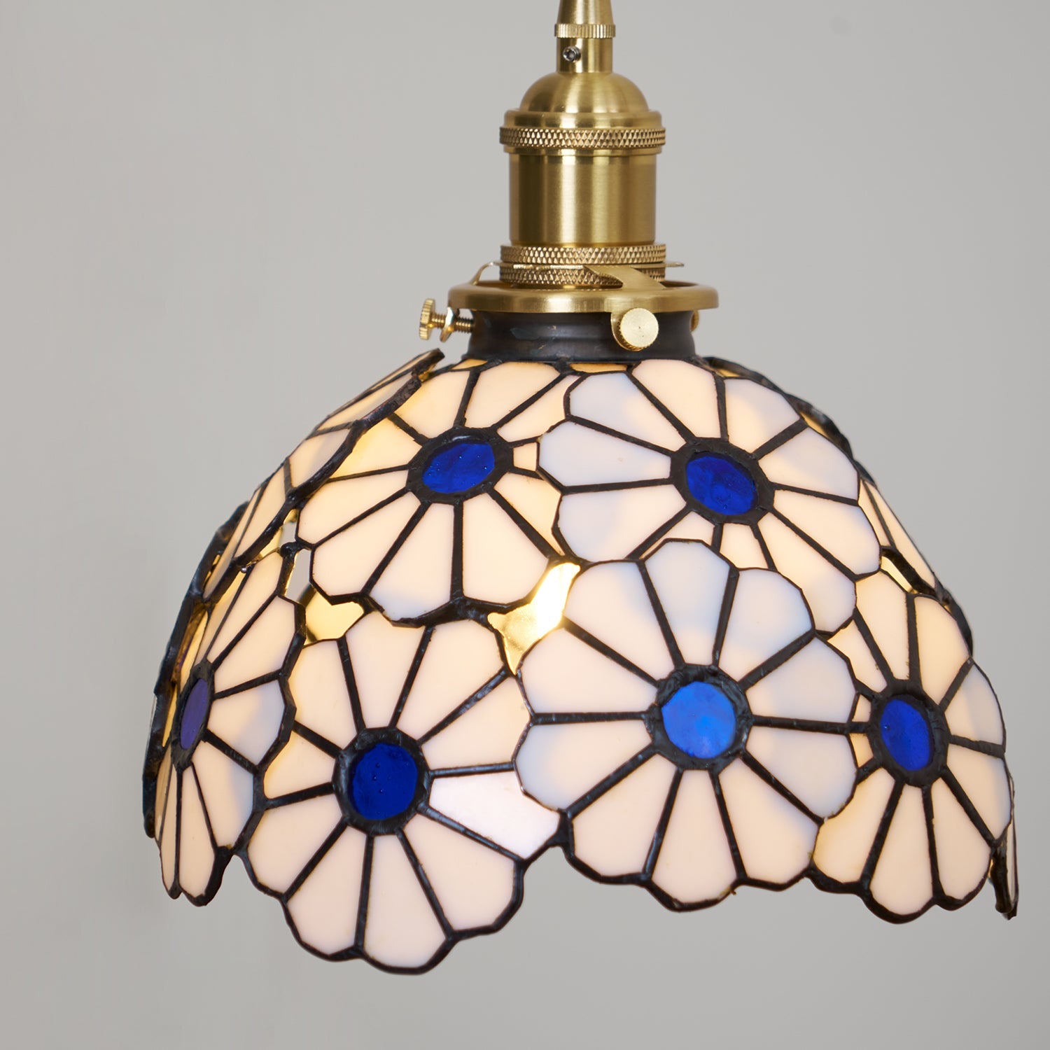 Lampa wisząca kwiatowa Darorow