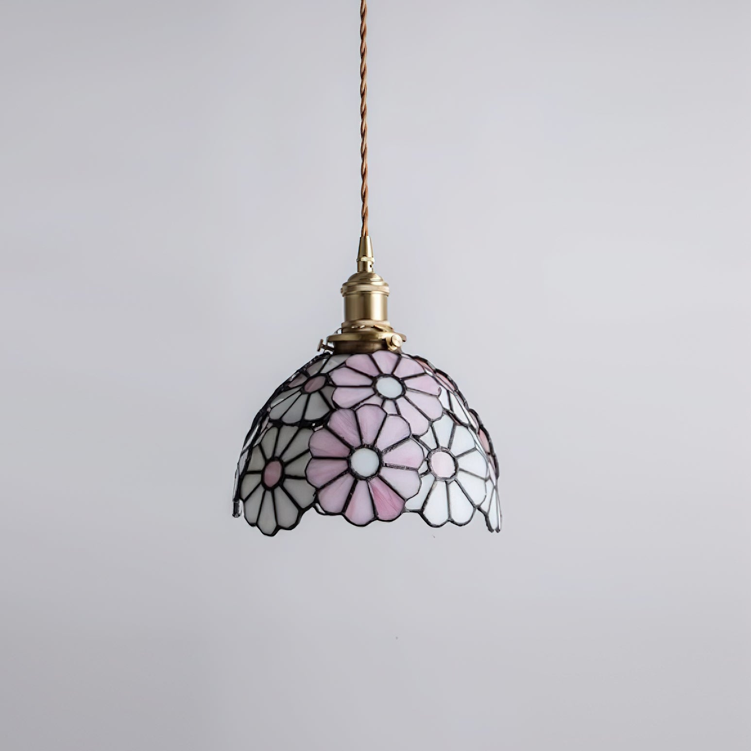 Lampa wisząca kwiatowa Darorow