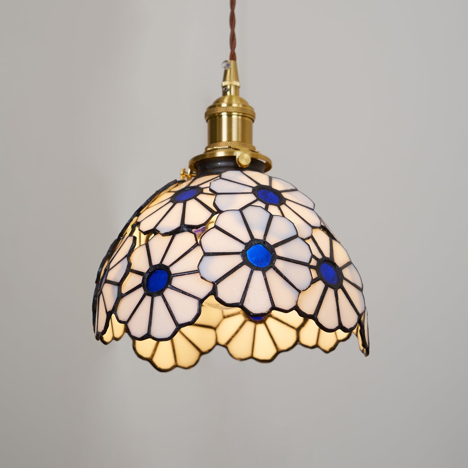 Lampa wisząca kwiatowa Darorow