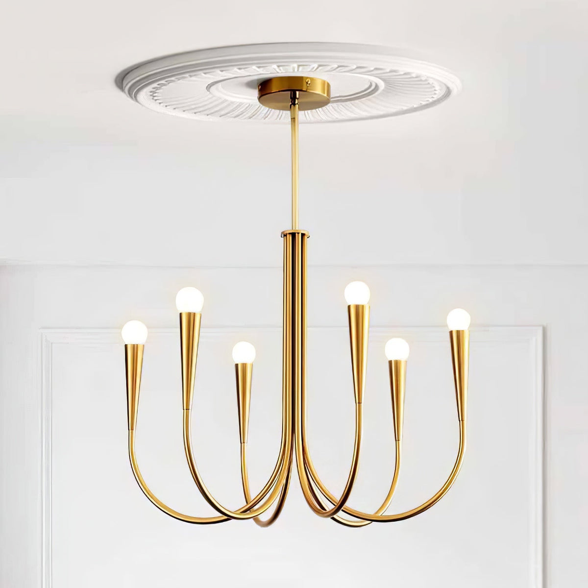 Swoop Arm Chandelier – detail 24
