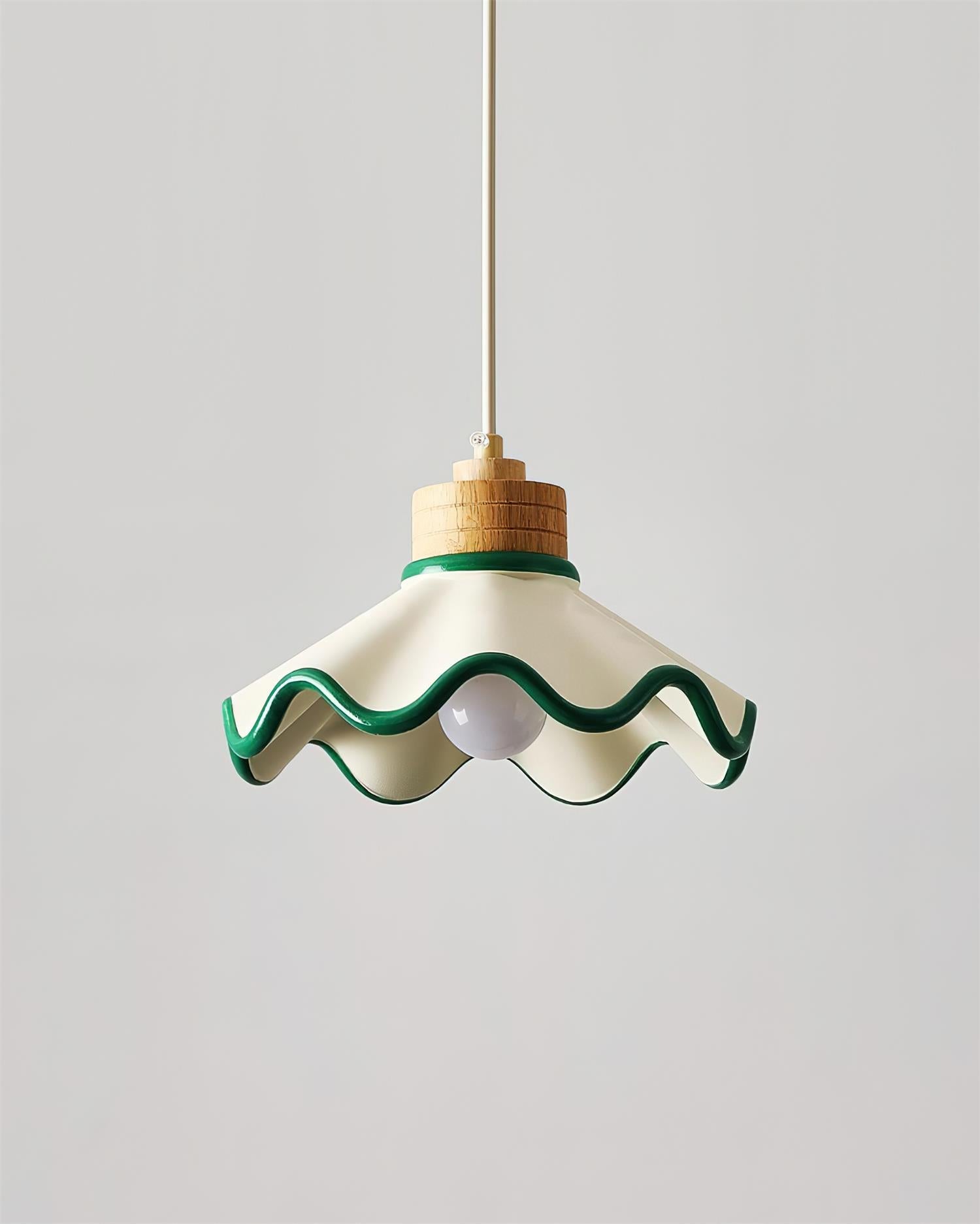 Lampa wisząca falowana Levenel