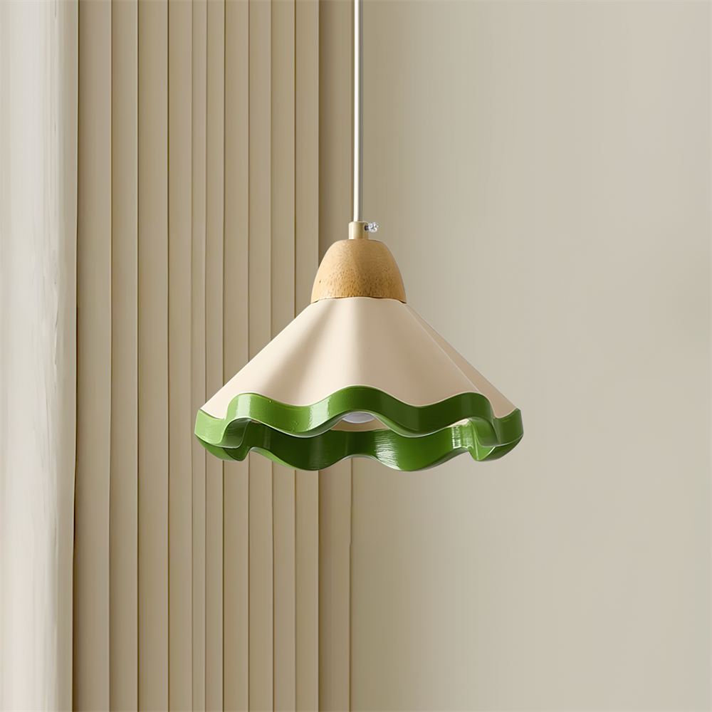 Lampa wisząca falowana Levenel