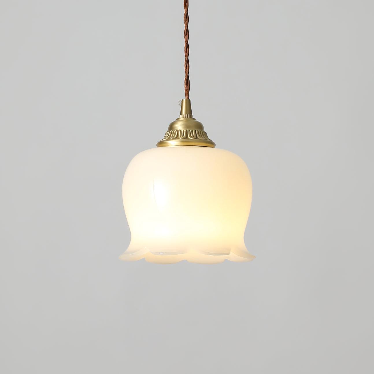 Lampa wisząca kwiatowa Anow